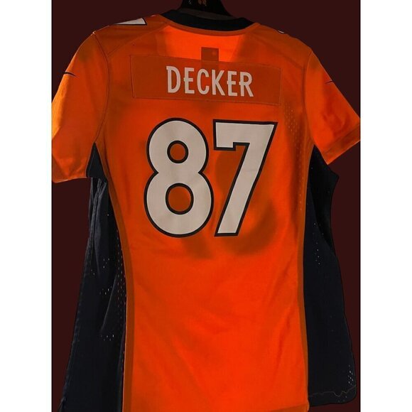 NFL BRONCOS JERSEY YOUTH LARGE DECKER 3 80 LIKE NEW - Picture 5 of 10